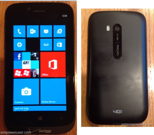 Nokia Lumia 822: Prime foto reali del terminale Nokia Lumia esclusivo per l’operatore Verizon [AGGIORNAMENTO x1 – Altre info]