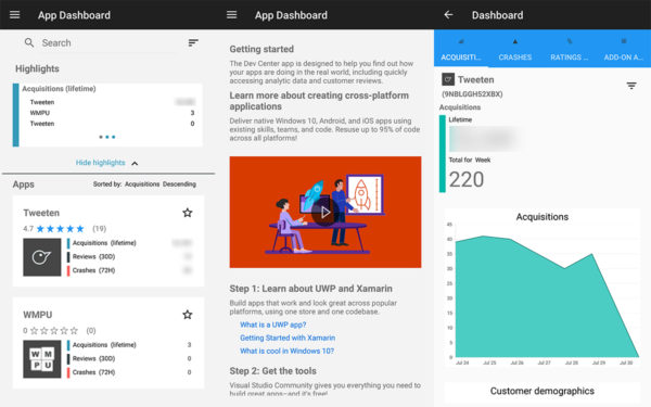 Windows Dev Center sbarca sullo Store Android in versione Alpha