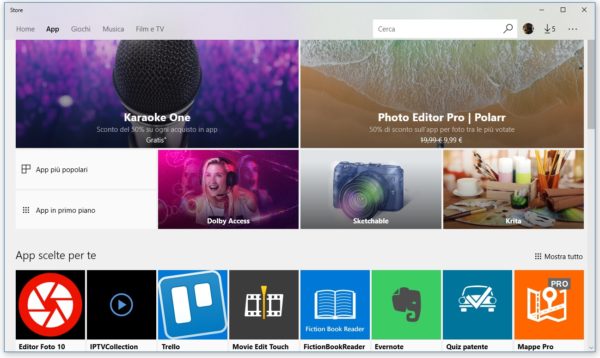 Windows Store, arriva il nuovo Fluent Design