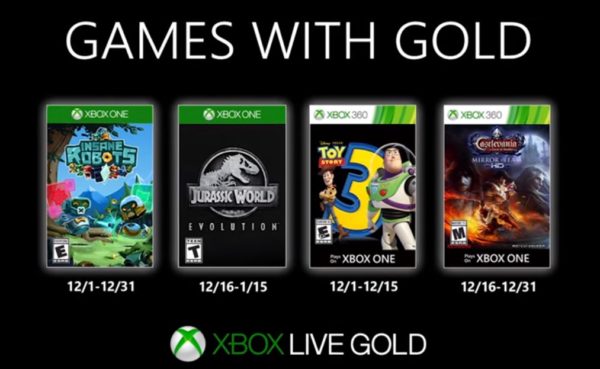 Xbox Live Gold: Ecco i giochi gratuiti di Dicembre 2019