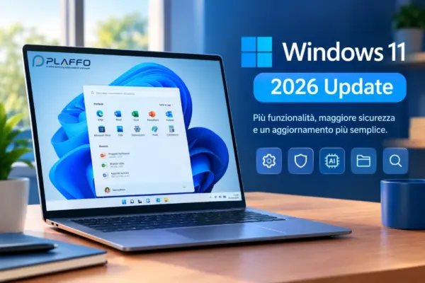 Microsoft annuncia la disponibilità di Windows 11 2026 Update