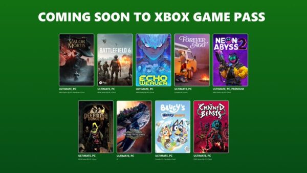 Xbox Game Pass: Ecco i primi giochi in fase di rilascio a Ottobre 2026